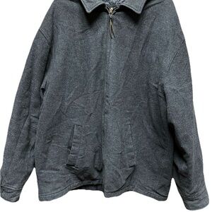 Roots Men's Charcoal Gray Lightweight Jacket Vintage GUC